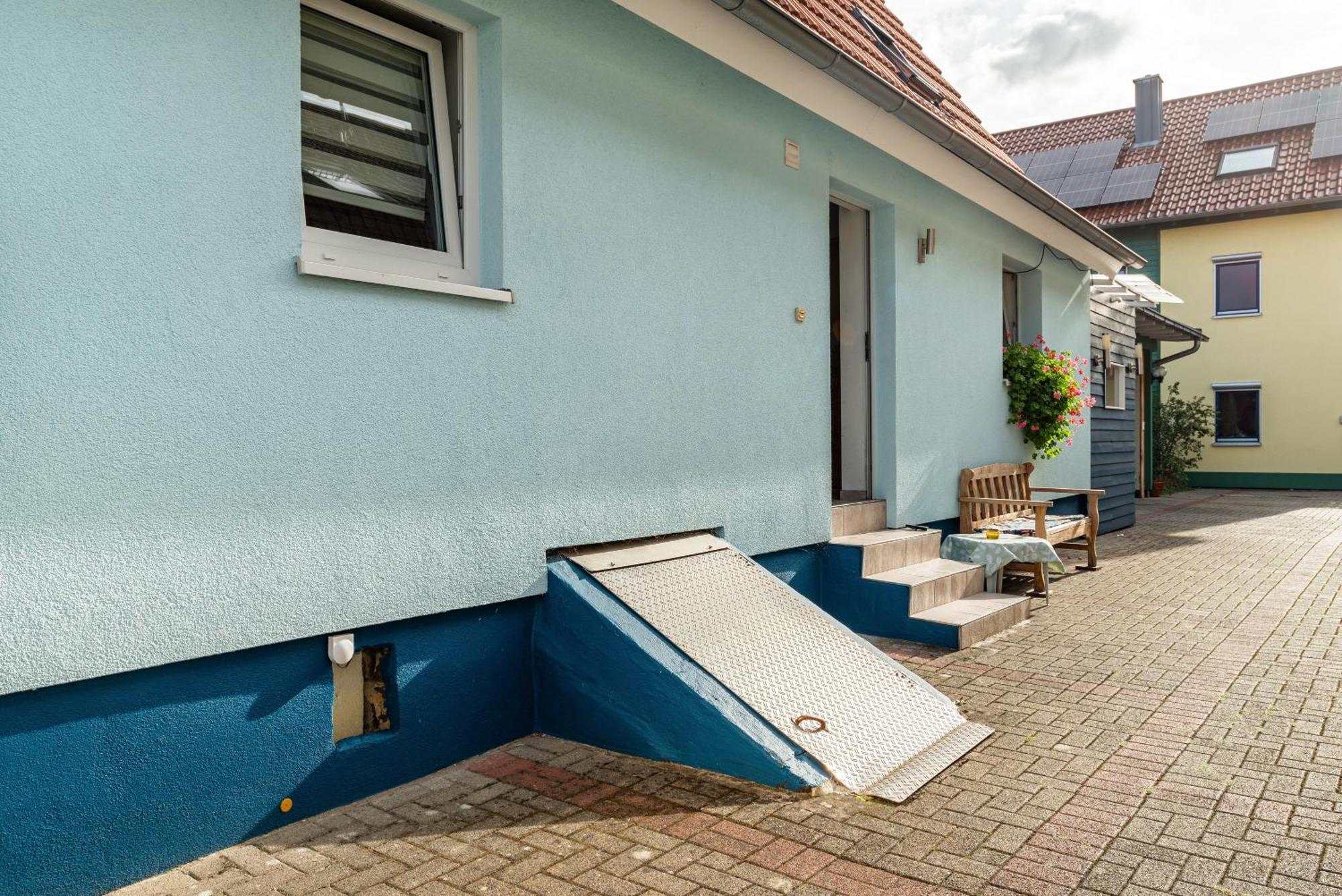 Ferienwohnung Blaues Haus Ubstadt-Weiher Eksteriør billede